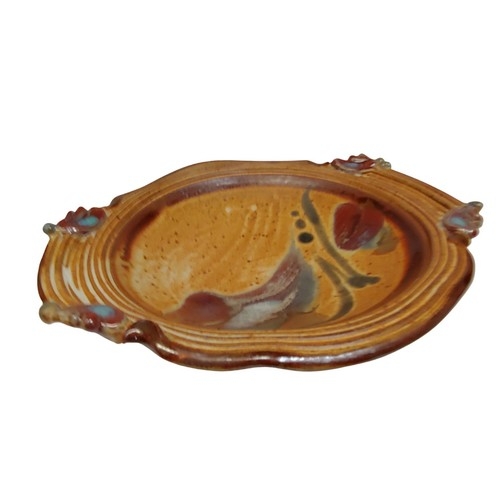 #221125 Platter with Handles 13.5x11.5 $49.50 at Hunter Wolff Gallery